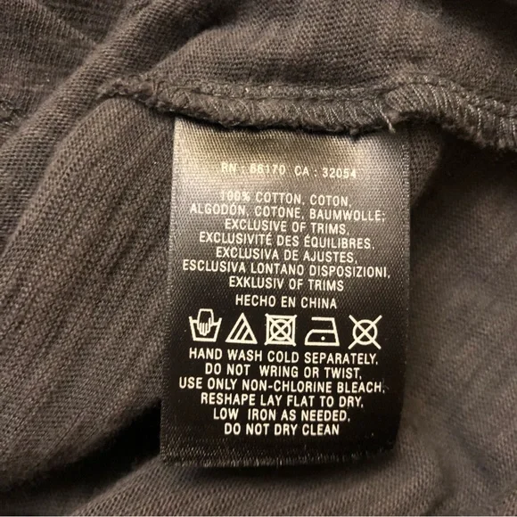 NWT ANTHROPOLOGIE VANESSA VIRGINIA Dark Gray Ruffle Detail Sleeveless Top - Picture 6 of 11